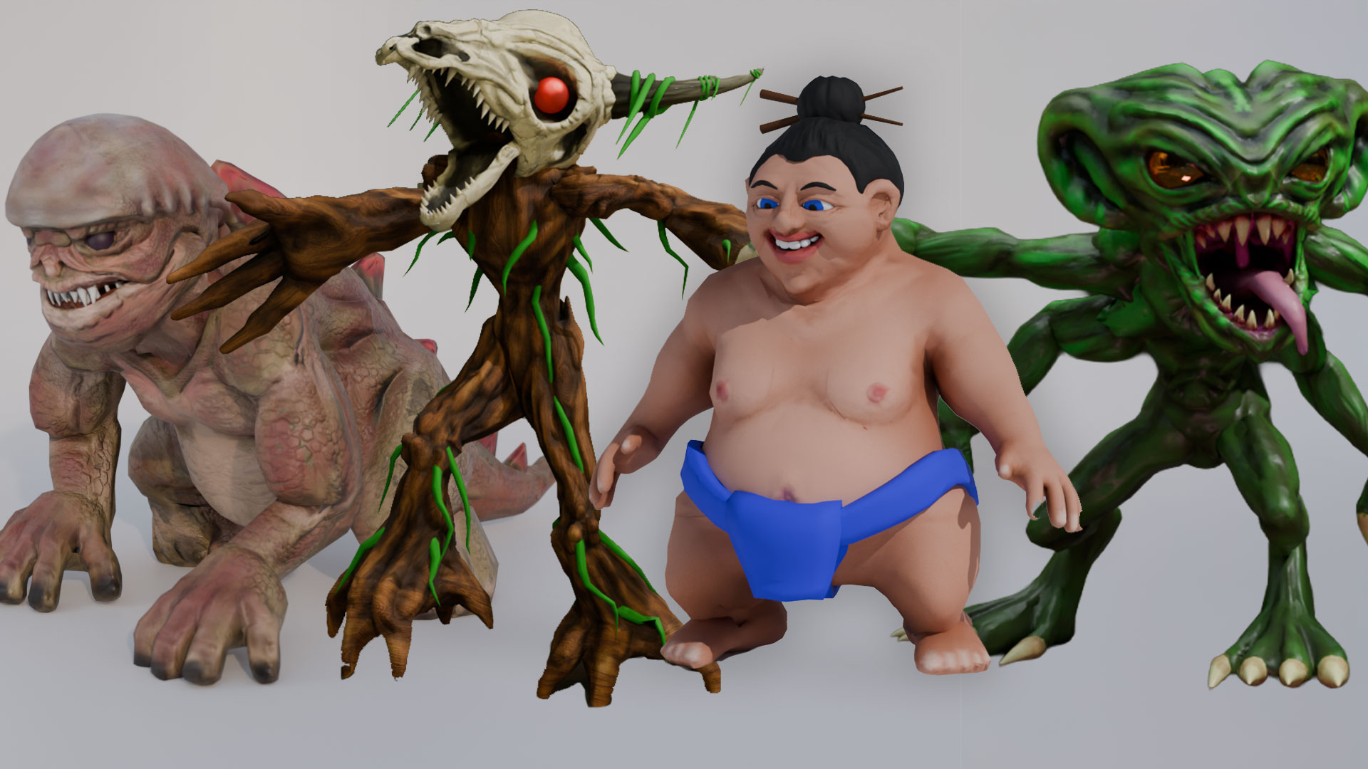 Stylized character modeling example